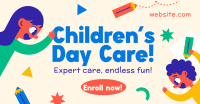 Daycare Services Quirky Facebook Ad Design