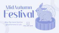 Rabbit Sitting on Cake Animation Preview