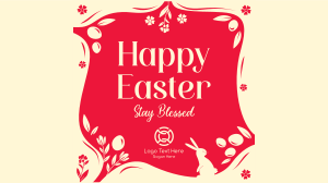 Blessed Easter Greeting YouTube Video Image Preview