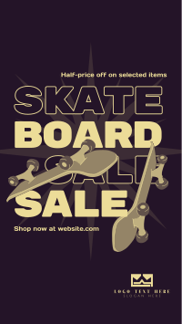 Skate Sale Facebook Story Design