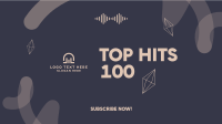 Top Hits 100 YouTube cover (channel art) Image Preview