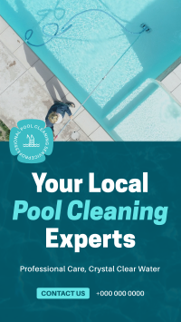 Local Pool Cleaners Instagram reel Image Preview