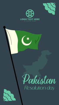 Pakistan Day Flag Facebook Story Preview