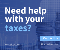Need Tax Assistance? Facebook Post Design