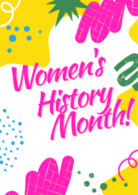 Happy Women's Month Poster Design