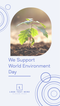 We Support World Environment Day Instagram story Image Preview