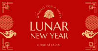Lunar Year Tradition Facebook Ad Design