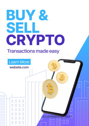 Buy & Sell Crypto Flyer Image Preview