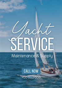 Yacht Maintenance Service Poster Image Preview