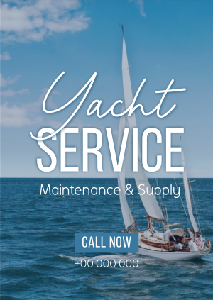 Yacht Maintenance Service Poster Image Preview