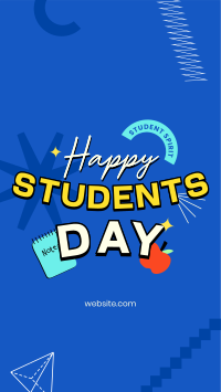Happy Students Day Instagram story Image Preview
