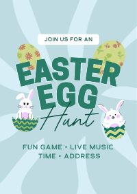 Egg-citing Easter Poster Design