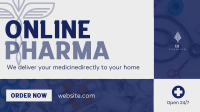Online Pharma Business Medical Facebook event cover Image Preview