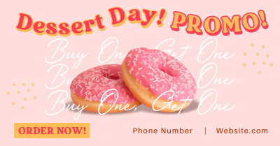 Donut BOGO My Heart Facebook ad Image Preview