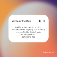 Verse of the Day Instagram post Image Preview