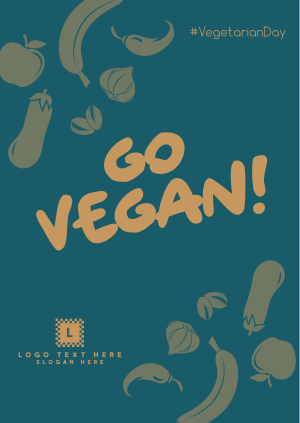 Go Vegan Poster Image Preview