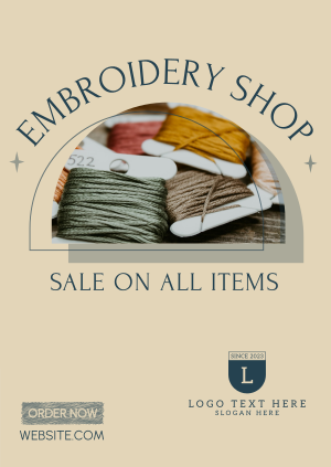 Embroidery Materials Poster Image Preview