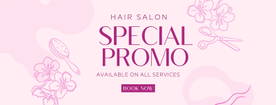 Beauty Salon Discount Facebook cover Image Preview