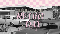 National Retro Day Facebook Event Cover Design