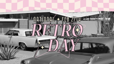 National Retro Day Facebook event cover Image Preview