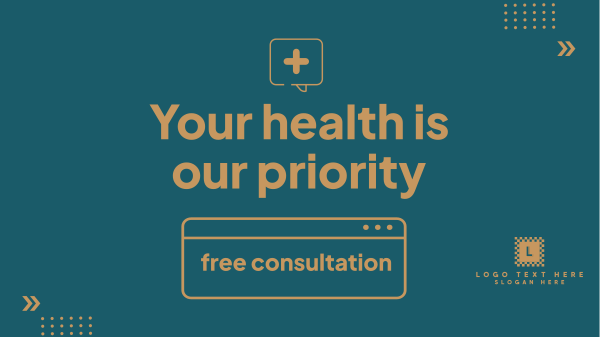 Your Health Is Our Priority Facebook Event Cover Design Image Preview
