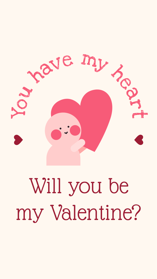 Valentine's Heart Instagram Story Design