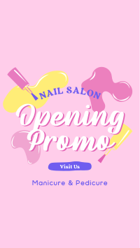 Nail Salon Promotion YouTube Short Design