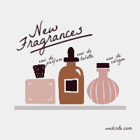 French Fragrance Instagram Post Design