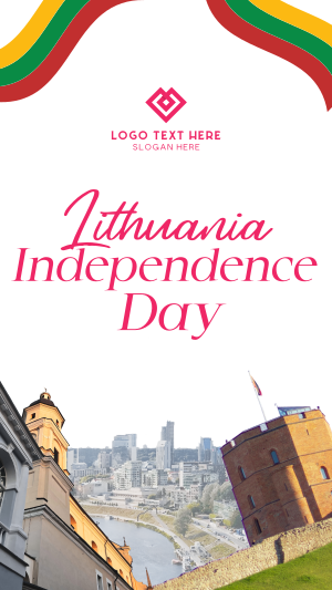 Rustic Lithuanian Independence Day Instagram Reel Image Preview