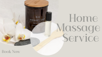 Massage at your Home Facebook Event Cover Design
