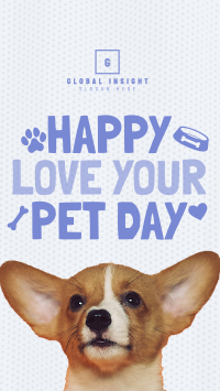 Wonderful Love Your Pet Day Greeting Instagram Reel Image Preview