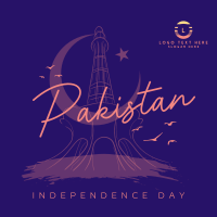 Pakistan Independence Day Linkedin Post Design