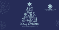 Christmas Tree Collage Facebook Ad Design