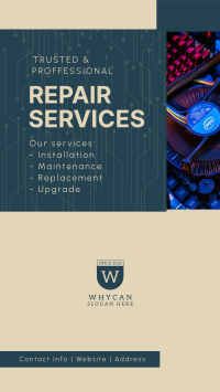 Professional PC Repair Instagram story Image Preview