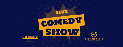 Live Comedy Show Facebook Cover Image Preview