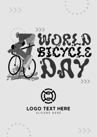Go for Adventure on Bicycle Day Poster Design