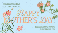 Mother's Day Flower Animation Image Preview