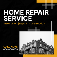 Minimal  Home Repair Service Offer Instagram Post Design