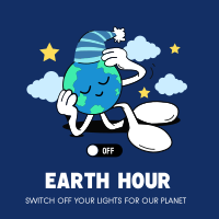 Earth Power Nap Instagram Post Design