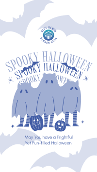 Cute Spooky Ghosts Instagram Reel Image Preview