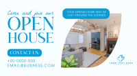 Real Estate Open House Facebook Event Cover Design