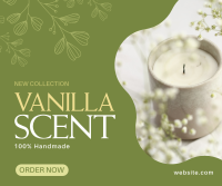 Vanilla Candle Scent Facebook Post Design