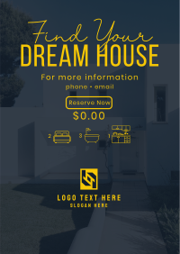 Your Own Dream House Poster Design