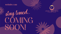 Floral Modern Coming Soon Video Design