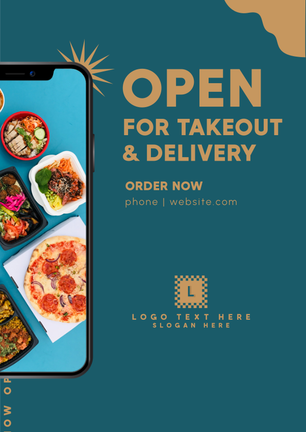 Food App Poster Design Image Preview