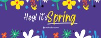 Hey It's Spring Facebook cover Image Preview