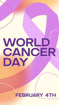 Gradient World Cancer Day Facebook story Image Preview