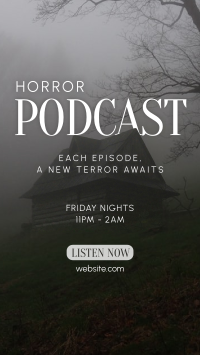 Horror Podcast Instagram Reel Preview