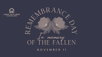 Day of Remembrance Animation Image Preview