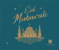 Eid Blessings Facebook post Image Preview